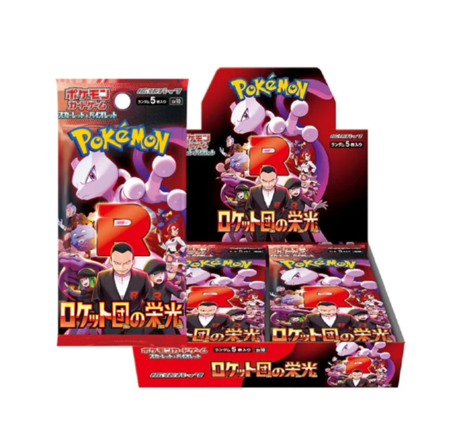 Pokémon TCG Glory of Team Rocket SV10 Japanese Booster Box FACTORY SEALED