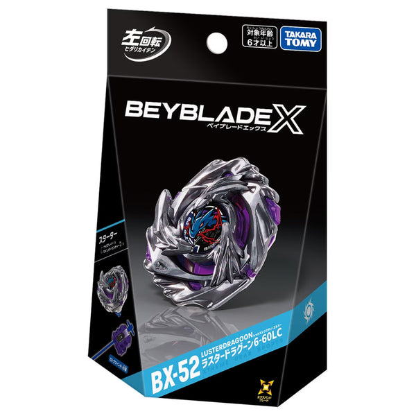 TAKARA TOMY Beyblade X BX-52 Starter Luster Dragoon 6-60LC Set