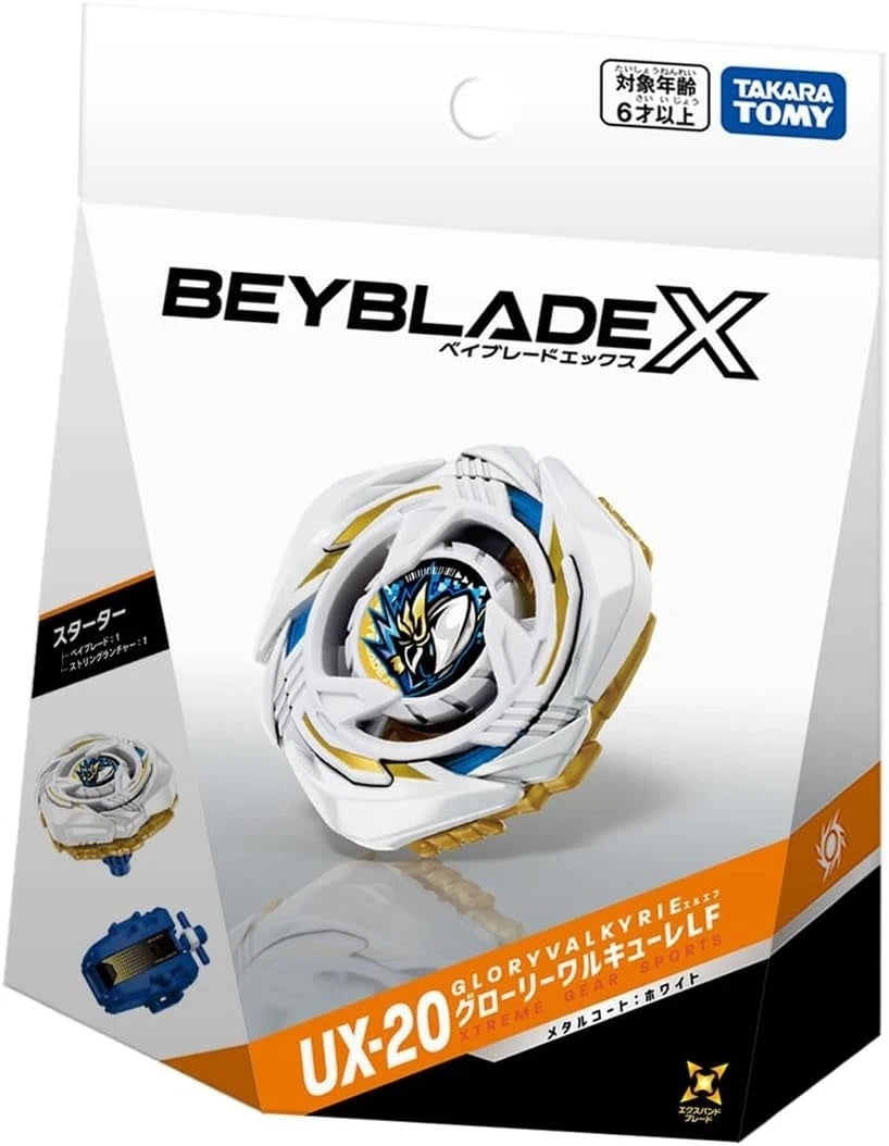 Takara Tomy Beyblade X UX-20 Glory Valkyrie LF Battle Starter