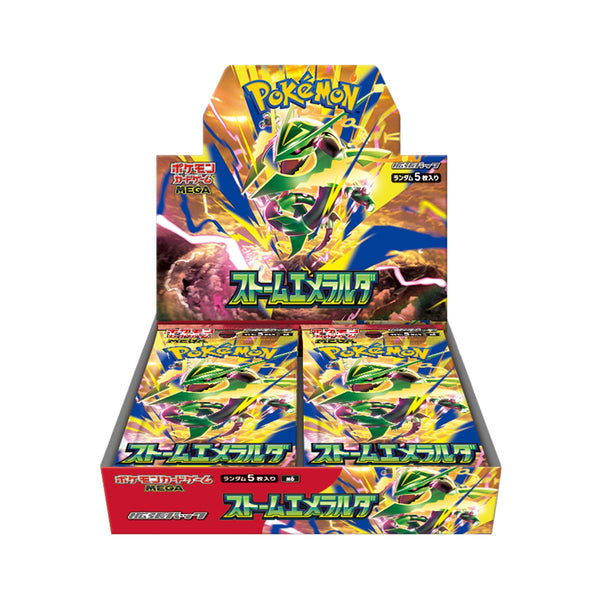 Pokémon TCG: MEGA Storm Emeralda Booster Box M6 Japanese FACTORY SEALED