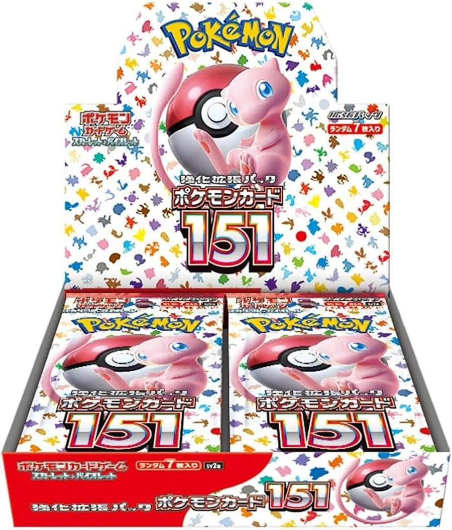 Pokémon TCG 151 SV2a Japanese Booster Box FACTORY SEALED