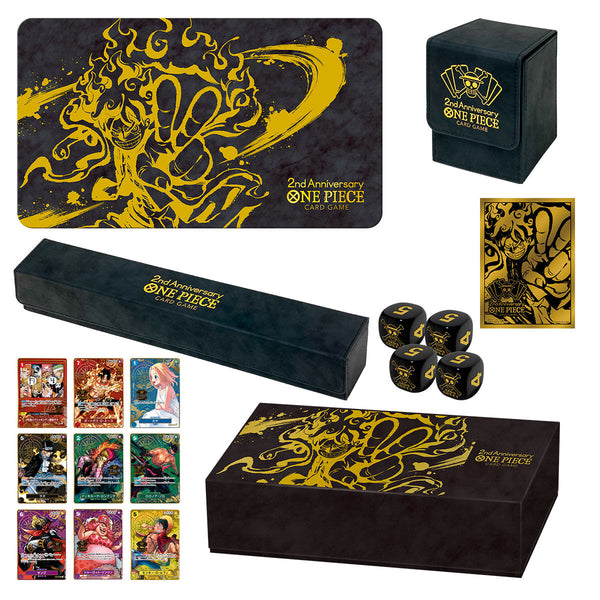One Piece Card Game 2nd ANNIVERSARY SET Box Japanese FACTORY SEALED