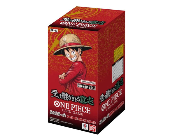 One Piece Card Game OP-13 Inherited Will Booster Box Japanese Bandai FACTORY SEALED