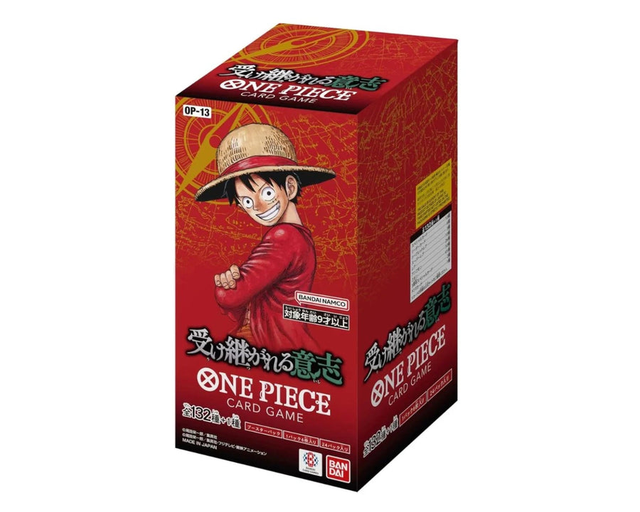 One Piece Card Game OP-13 Inherited Will Booster Box Japanese Bandai FACTORY SEALED