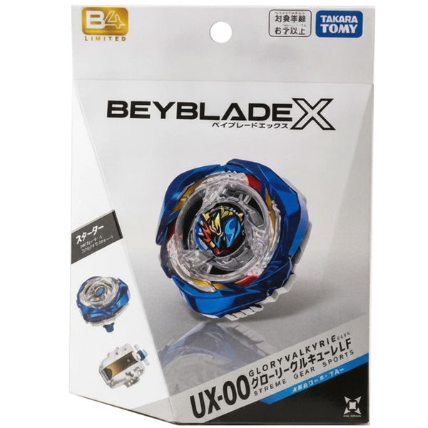Takara Tomy Beyblade X UX-00 Glory Valkyrie LF Metal Coat Event Limited Blue