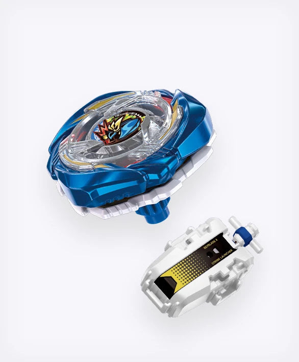 Takara Tomy Beyblade X UX-00 Glory Valkyrie LF Metal Coat Event Limited Blue